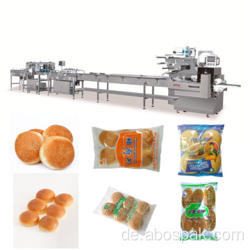 Automatische Sesam-Burger-Brötchen-Kissen-Lebensmittelverpackungsmaschine